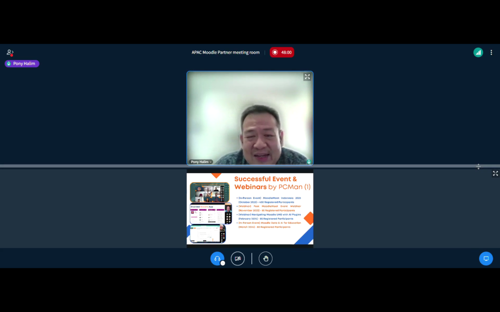 Moodle webinar & event