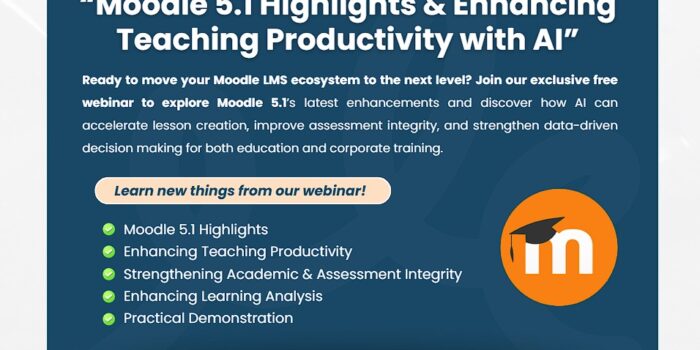 Moodle 5.1 Highlights & Enhancing Teaching Productivity with AI