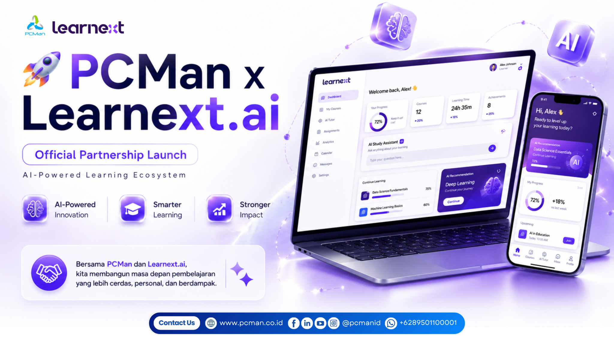 PCMan Resmi Berpartner dengan Learnext.ai untuk Perkuat Ekosistem ...